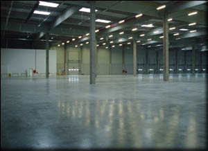 Factory Floor - Concrete Hardner