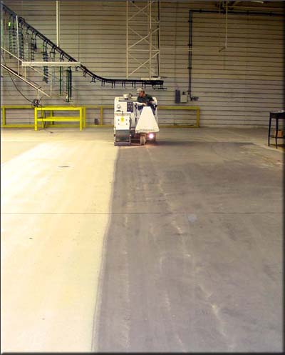 Shot Blasting Concrete Floor