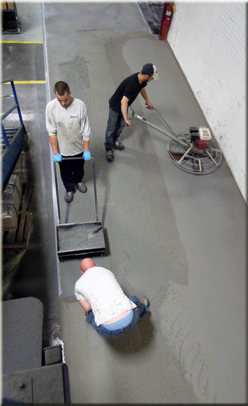 Preparing Factory Floor For Paint
